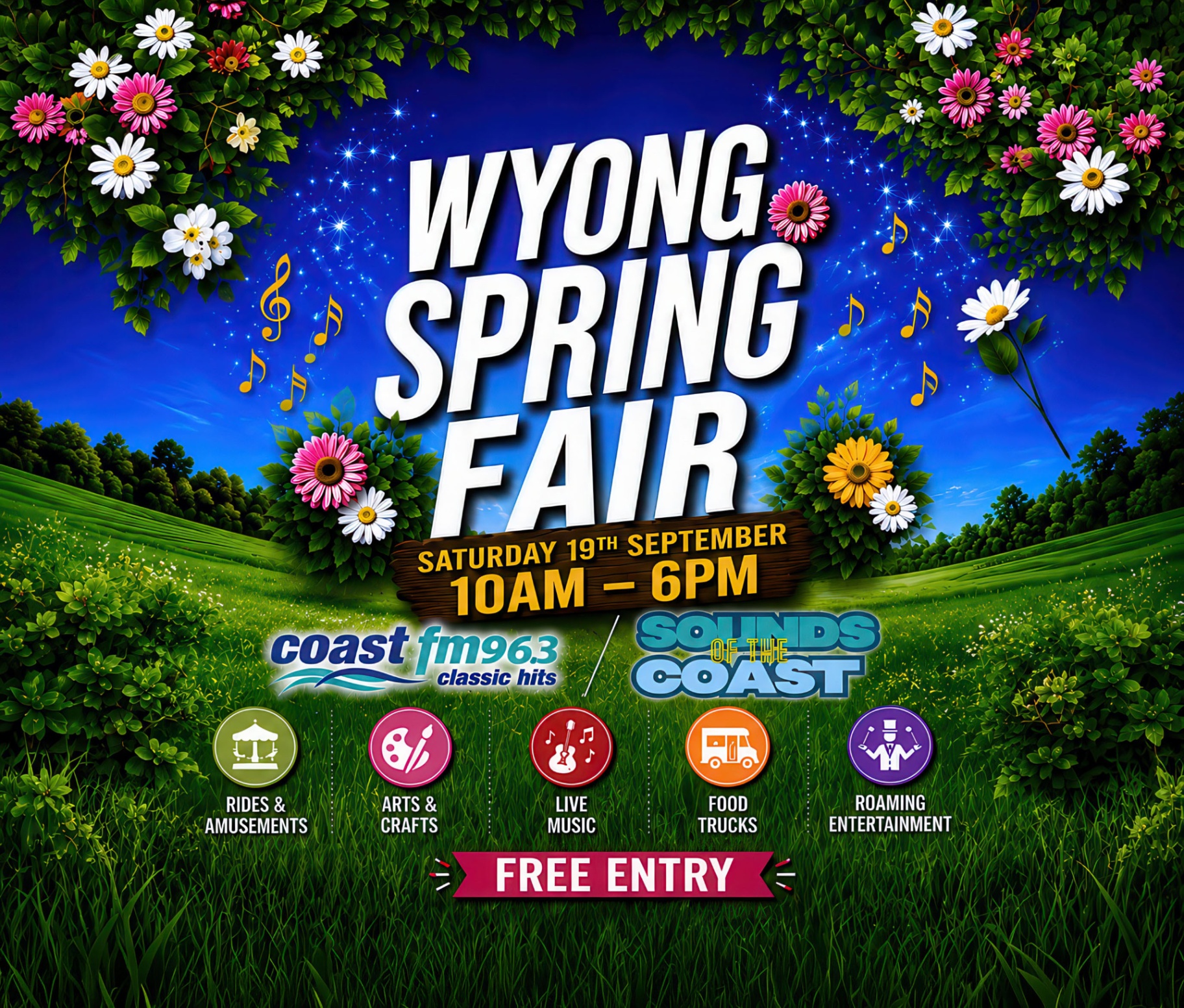 Wyong Spring Fair event poster